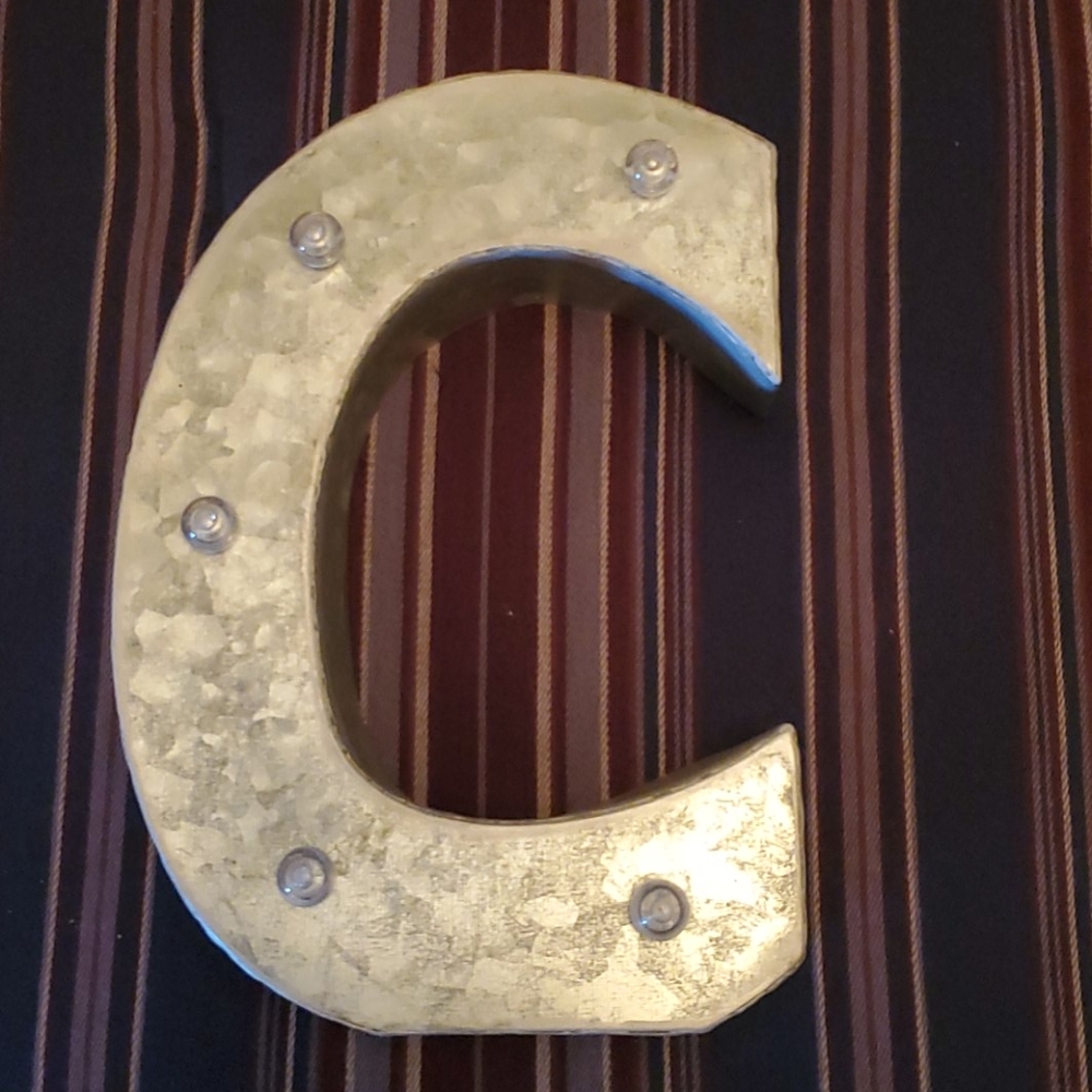 Monogram wall decor